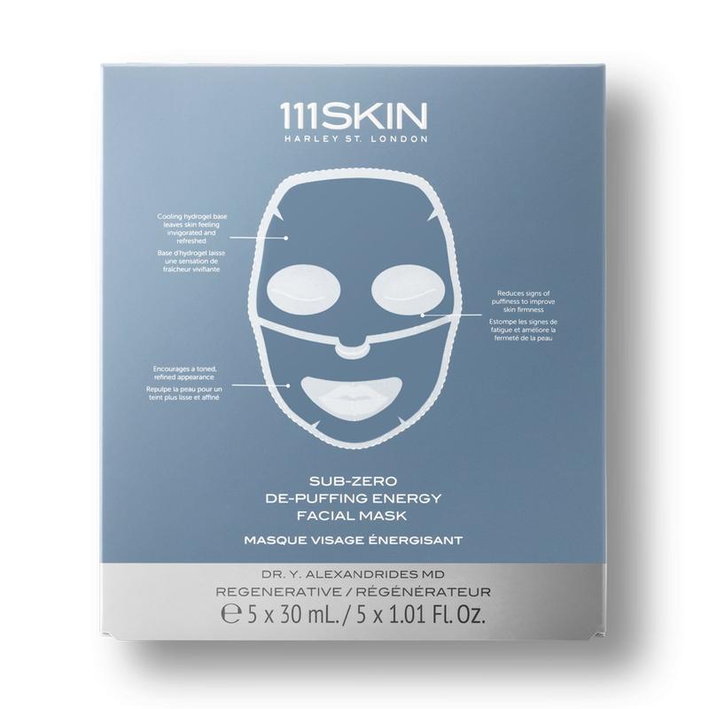 Sub-Zero De-Puffing Energy Facial Treatment Mask-Box Of 5