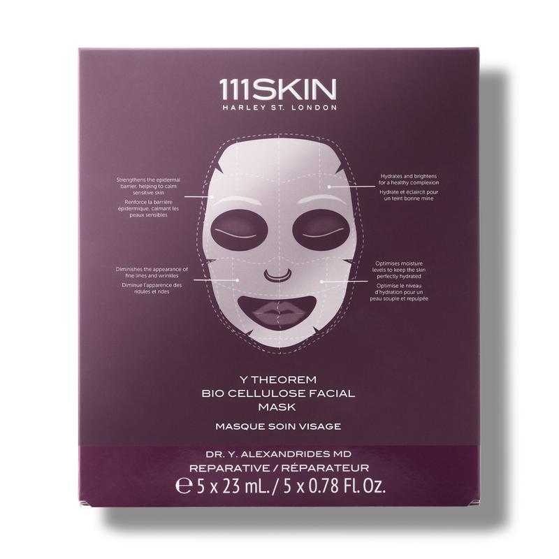 Y Theorem Bio Cellulose Facial Treatment Mask-Box of 5